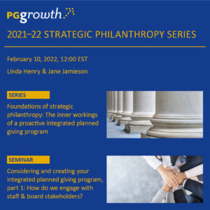 2021-22 Strategic Philanthropy Series Foundations Series, Seminar 2